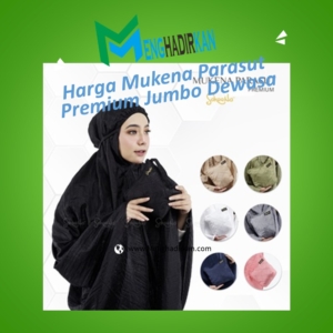 Harga Mukena Parasut Premium Jumbo Dewasa