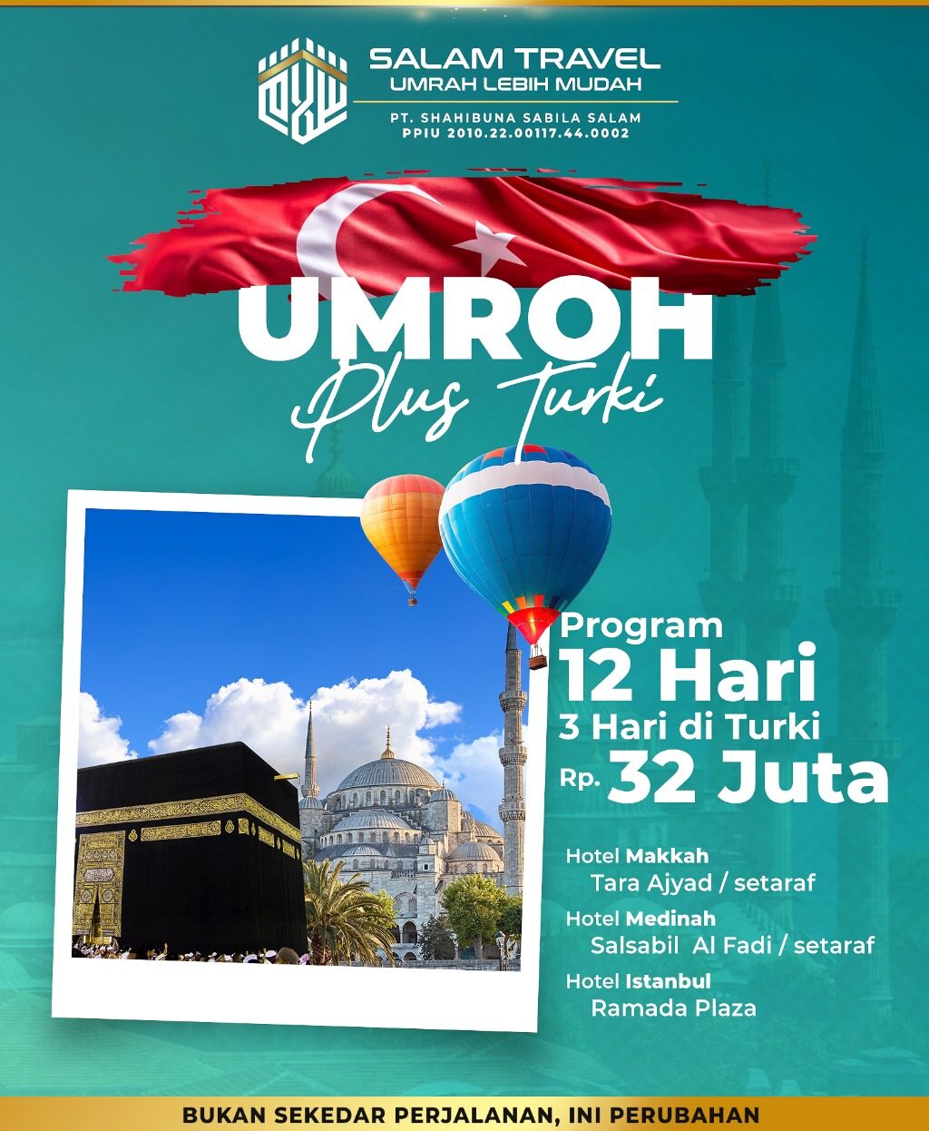 Paket Umrah Plus Turki salam travel