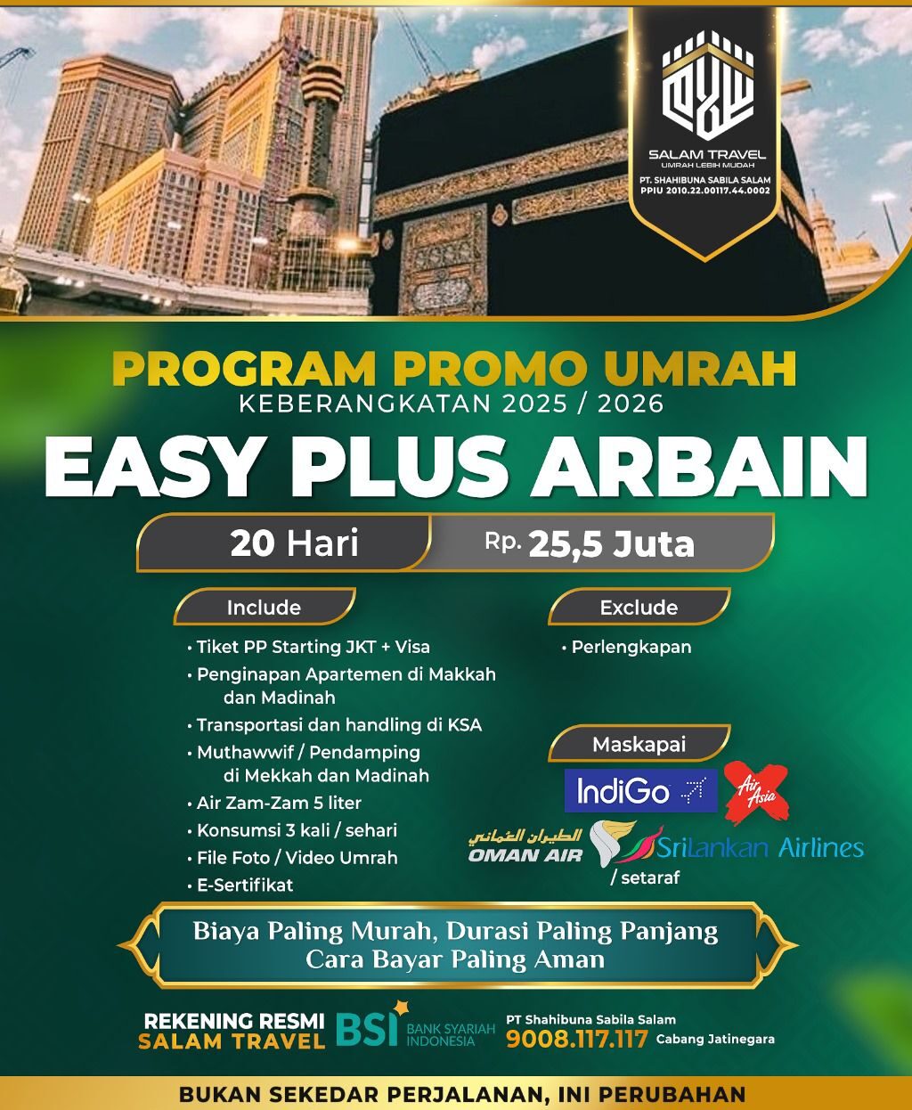 Umrah Easy Plus Arbain